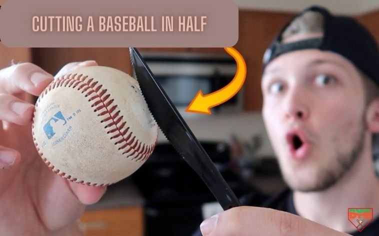 Cutting a Baseball in Half