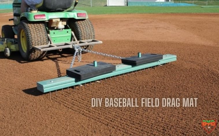 diy baseball field drag mat