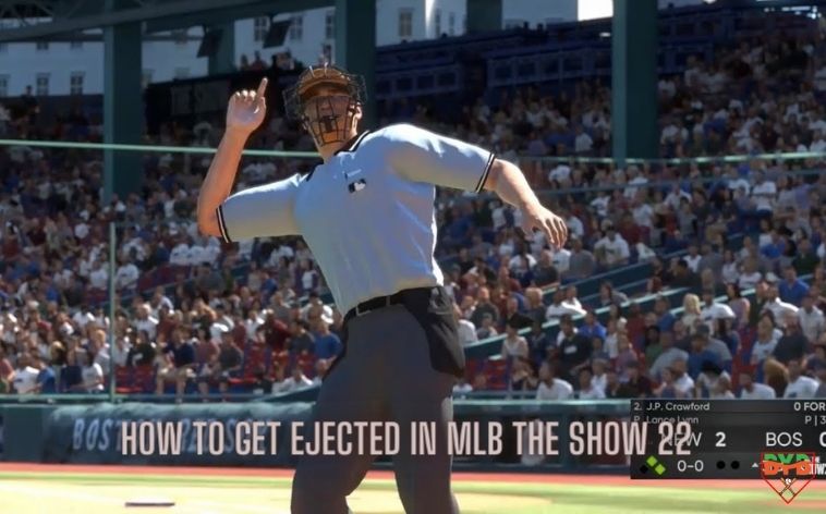 how to get ejected in MLB The Show 22